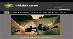 Desktop Screenshot of andalusienradreisen.com