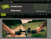 Tablet Screenshot of andalusienradreisen.com